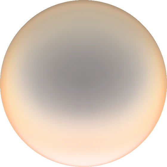 The same sky with no ozone: a pale, peachy grey overhead.